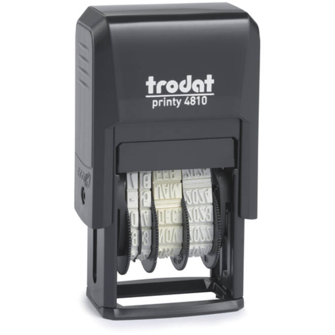Datumstempel Trodat Printy 4810 tekst zwart