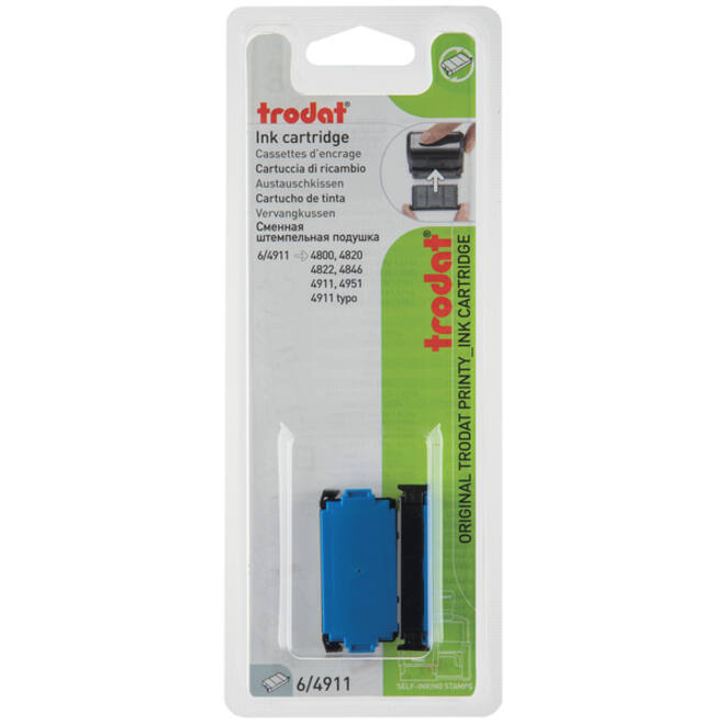 Stempelkussen Trodat Printy 6/4911 2 stuks blauw