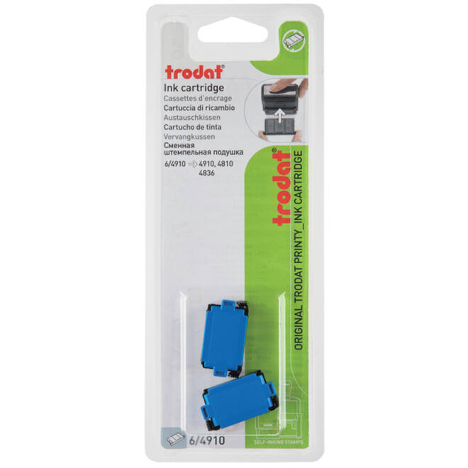 Stempelkussen Trodat Printy 6/4910 2 stuks blauw