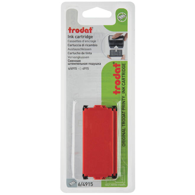 Stempelkussen Trodat Printy 6/4915 2 stuks rood