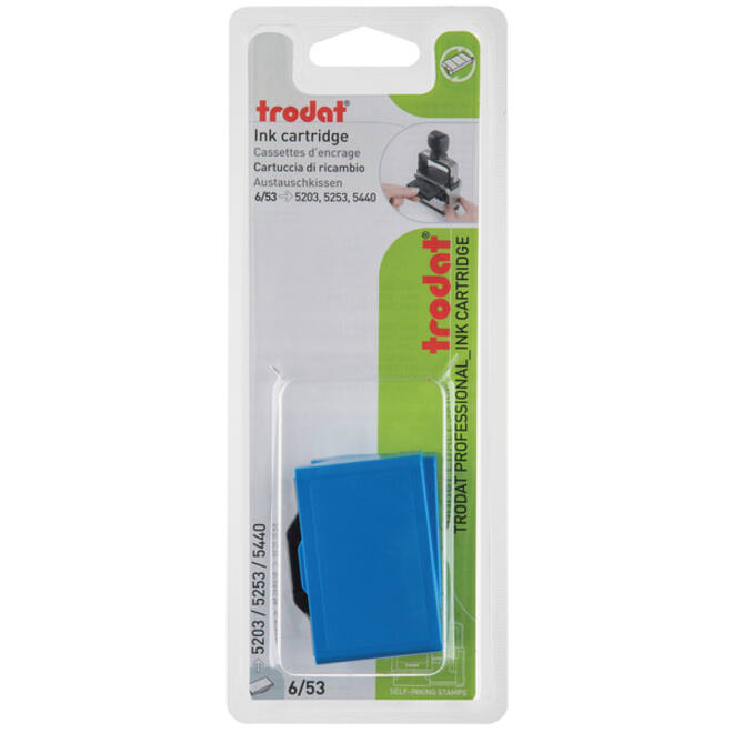 Stempelkussen Trodat 6/53 2 stuks blauw