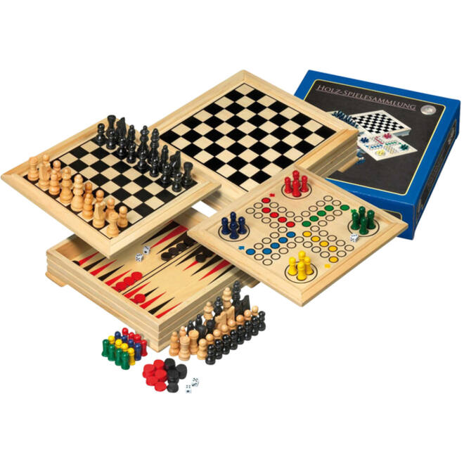 Houten spellendoos