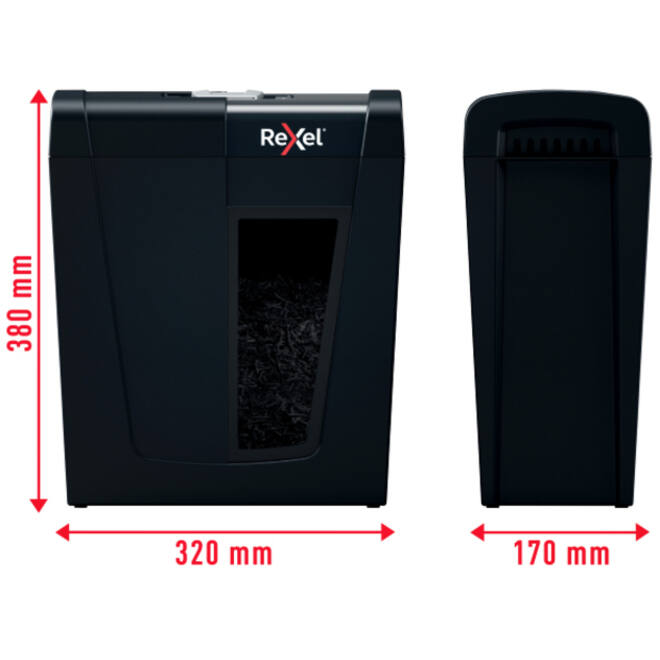 Papiervernietiger Rexel Secure X8 P4 snippers 4x40mm
