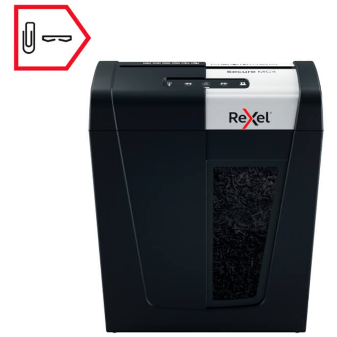 Papiervernietiger Rexel Secure MC4 P5 snippers 2x15mm