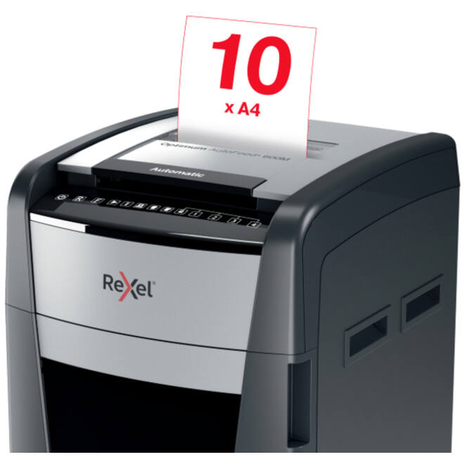 Papiervernietiger Rexel Optimum Auto+ 600M P5 snippers 2x15mm