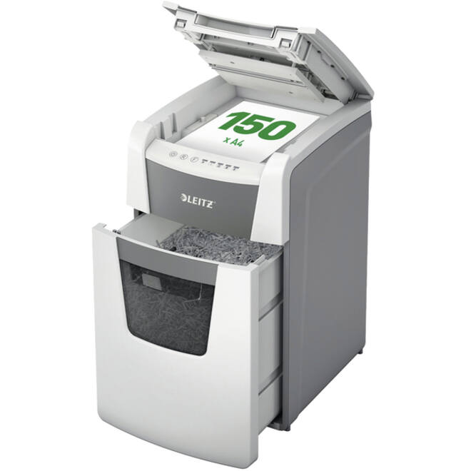Papiervernietiger Leitz IQ Auto+ Office 150 P5 snippers 2x15mm
