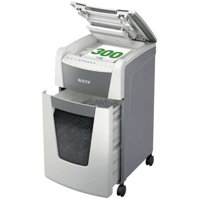 Papiervernietiger Leitz IQ Auto+ Office 300 P4 snippers 4x28mm