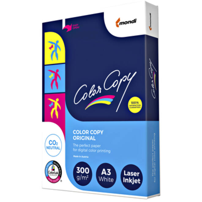 Laserpapier Color Copy A3 300gr wit 125vel