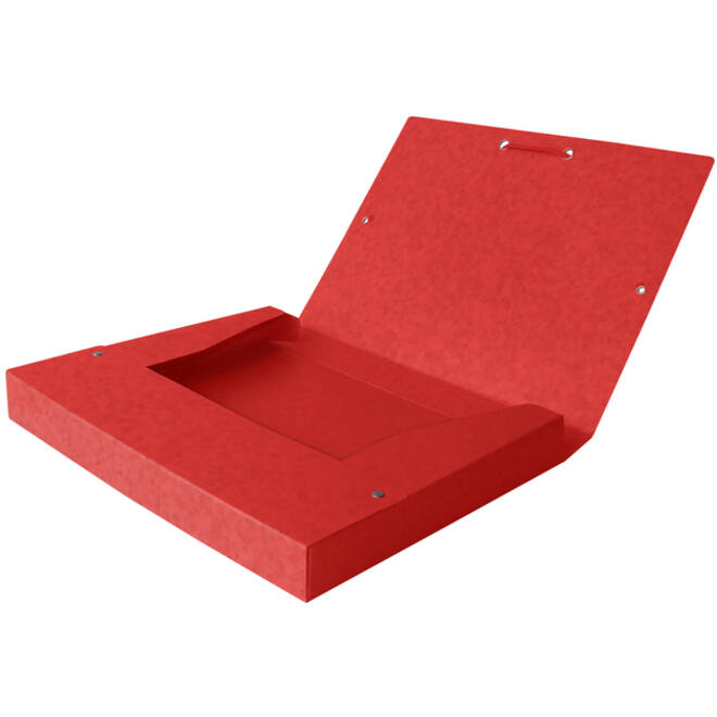 Elastobox Oxford Top File+ A4 25mm rood