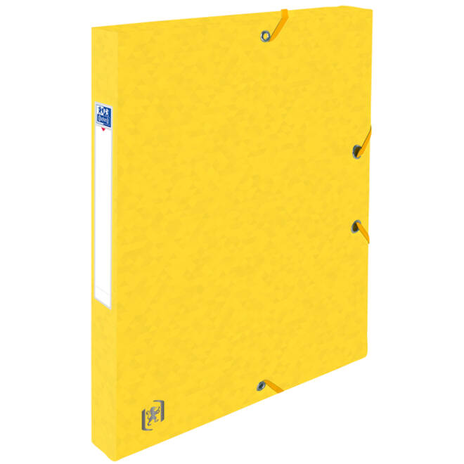 Elastobox Oxford Top File+ A4 25mm geel