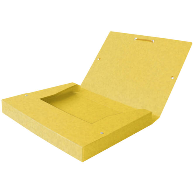 Elastobox Oxford Top File+ A4 25mm geel