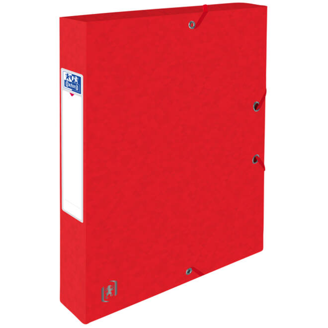 Elastobox Oxford Top File+ A4 40mm rood