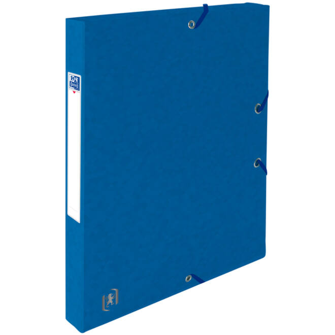 Elastobox Oxford Top File+ A4 25mm blauw