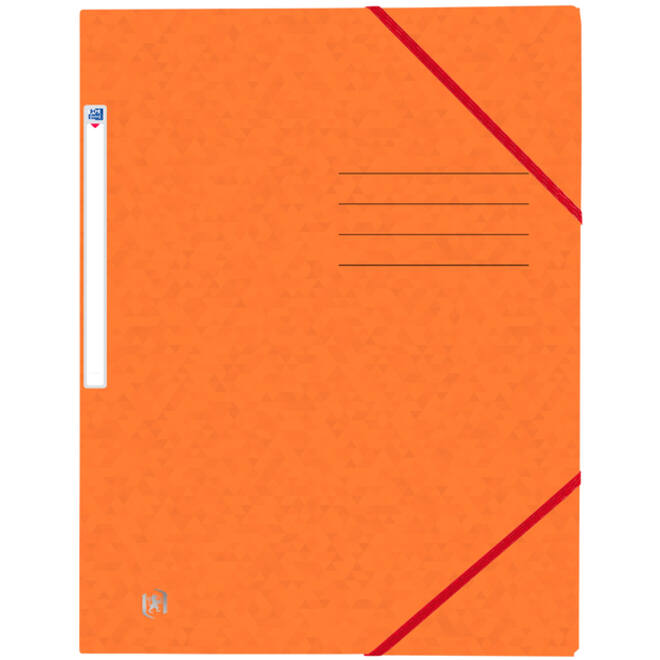 Elastomap Oxford Top File+ A4 oranje