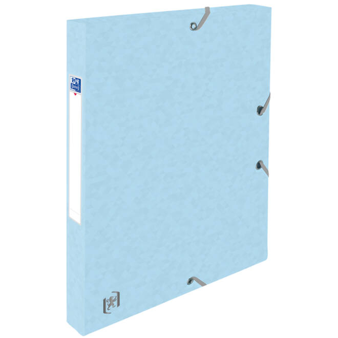 Elastobox Oxford Top File+ A4 25mm pastel assorti