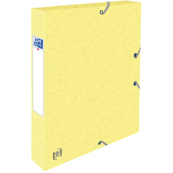 Elastobox Oxford Top File+ A4 40mm pastel assorti