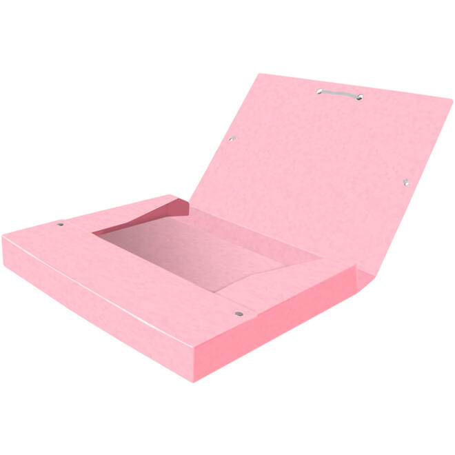 Elastobox Oxford Top File+ A4 40mm pastel assorti