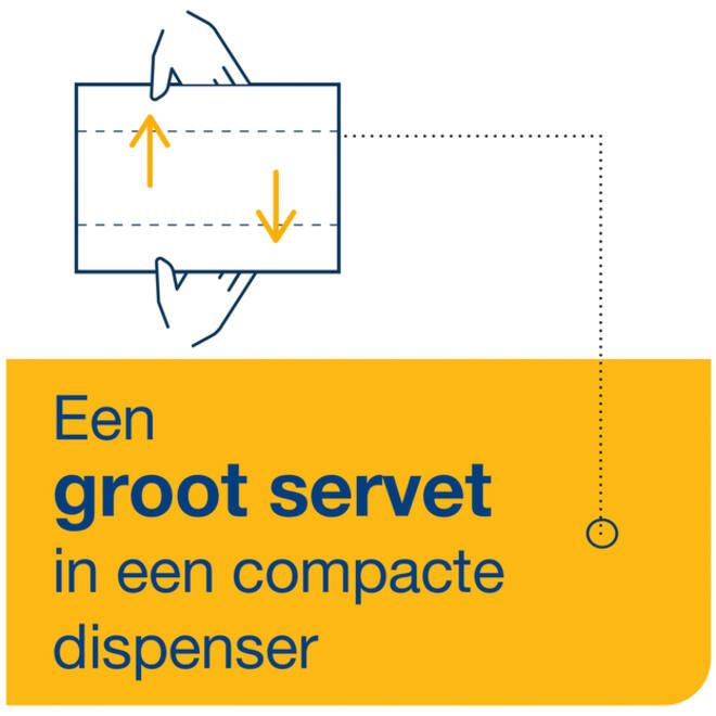 Servetten Tork Xpressnap Fit ® N14 2-laags naturel 12830