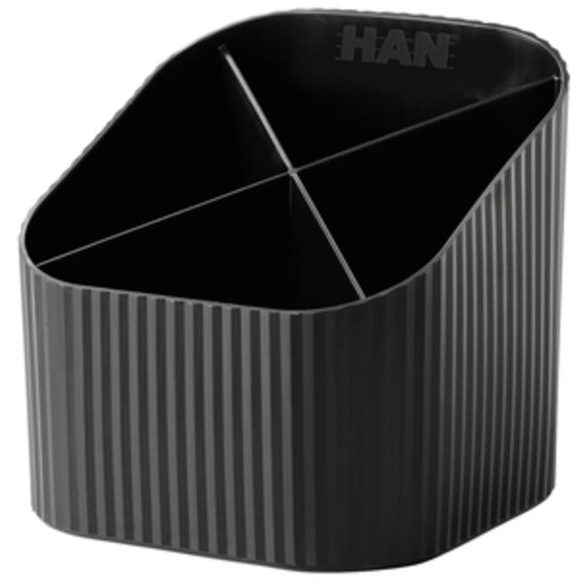 Pennenkoker Han Re-LOOP 4-vaks zwart