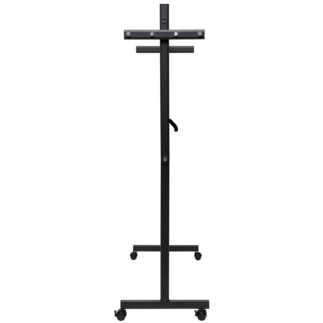 Garderoberek MAUL Samba mobiel 115X172X51cm 40kg, 10 haken zwart RAL9004