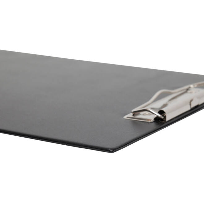 Klembord MAUL A4 staand + 2 magneten achterzijde PVC zwart