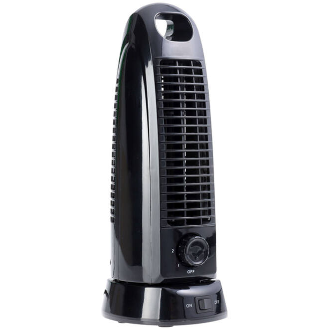 Kolomventilator OPUS 2 mini draaibaar zwart