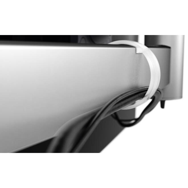 Monitorarm Durable met bladdoorvoer voor 1 scherm en 1 tablet
