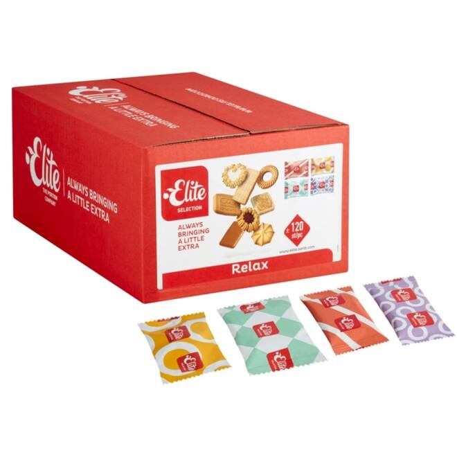 Koekjes Elite Selection Relax mix 120 stuks