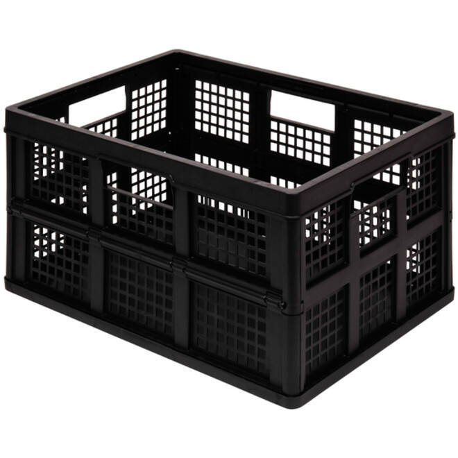 Opbergkrat Really Useful 45 liter 570x390x285mm opvouwbaar zwart