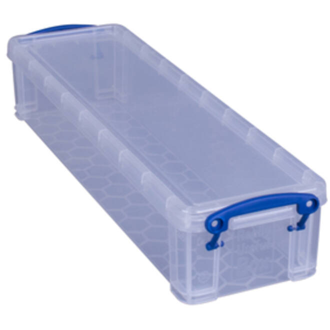 Opbergbox Really Useful 1.5 liter 355x100x70mm transparant wit