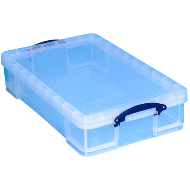 Opbergbox Really Useful 33 liter 710x440x165mm transparant wit