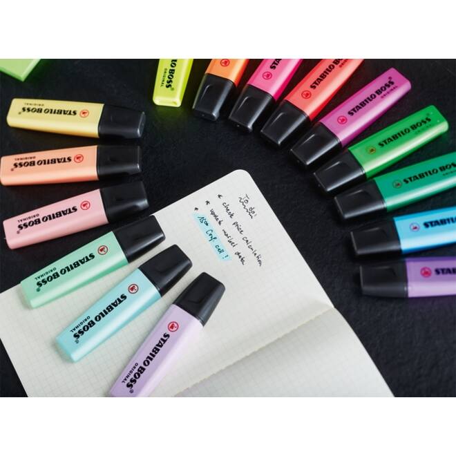 Markeerstift STABILO BOSS Original 70/158 pastel fris fuchsia
