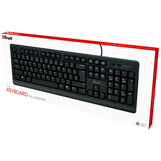 Toetsenbord Trust Primo zwart