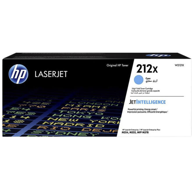 Tonercartridge HP W2121X 212X blauw