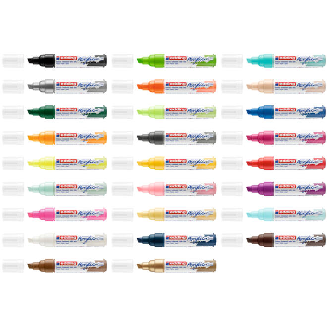 Acrylmarker edding e-5000 breed antraciet