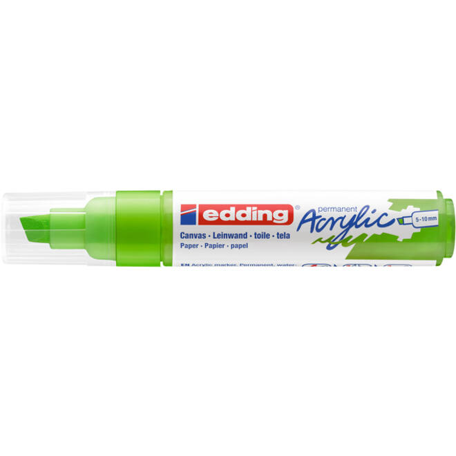 Acrylmarker edding e-5000 breed geelgroen