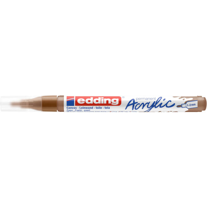 Acrylmarker edding e-5300 fijn hazelnoot