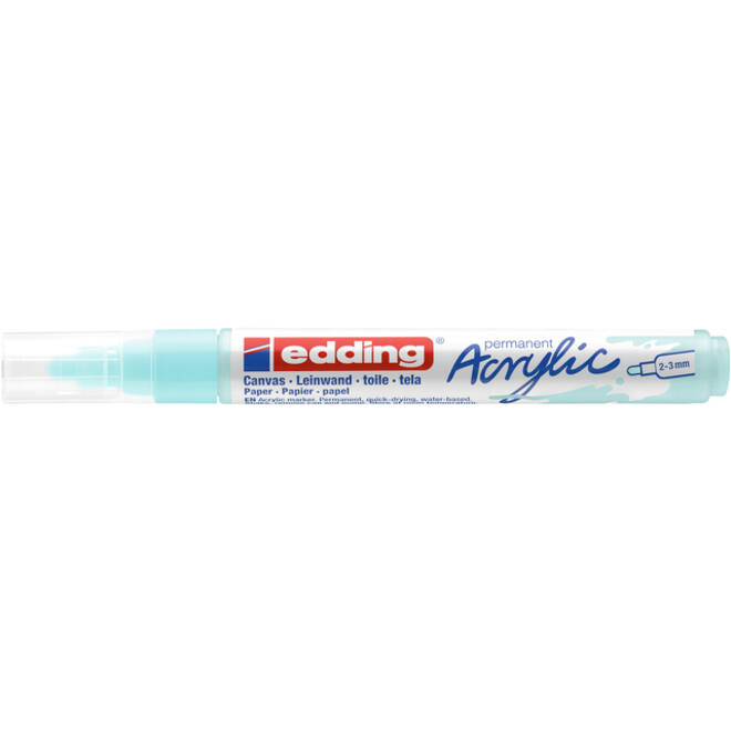 Acrylmarker edding e-5100 medium pastel blauw