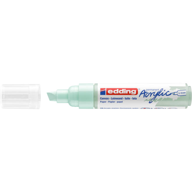 Acrylmarker edding e-5000 breed zacht mint