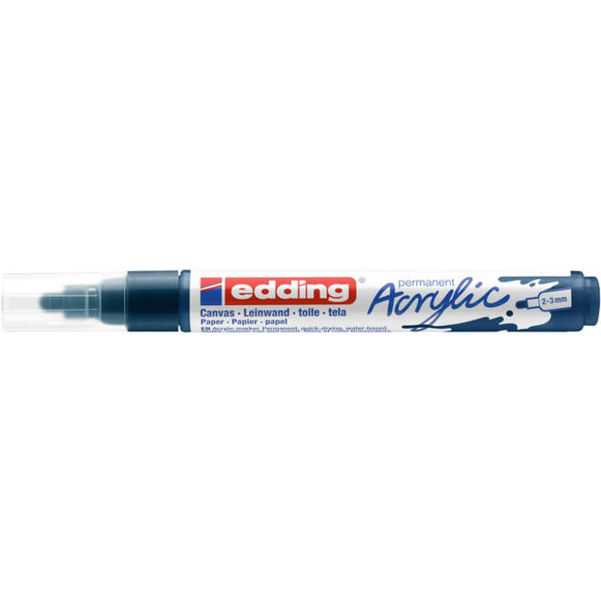 Acrylmarker edding e-5100 medium elegant nachtblauw