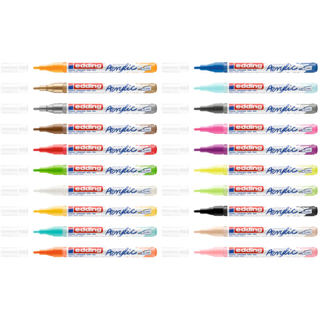 Acrylmarker edding e-5300 fijn elegant neon roze