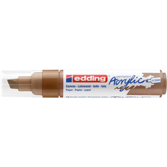 Acrylmarker edding e-5000 breed hazelnoot