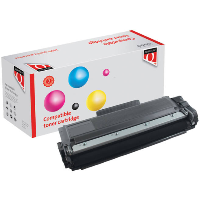 Tonercartridge Quantore alternatief tbv Brother TN-2410 zwart