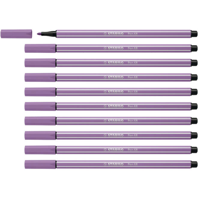 Viltstift STABILO Pen 68/62 medium pruimenpaars