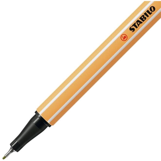 Fineliner STABILO point 88/37 fijn moddergroen