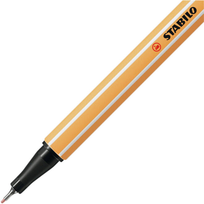 Fineliner STABILO point 88/28 fijn donkerblush