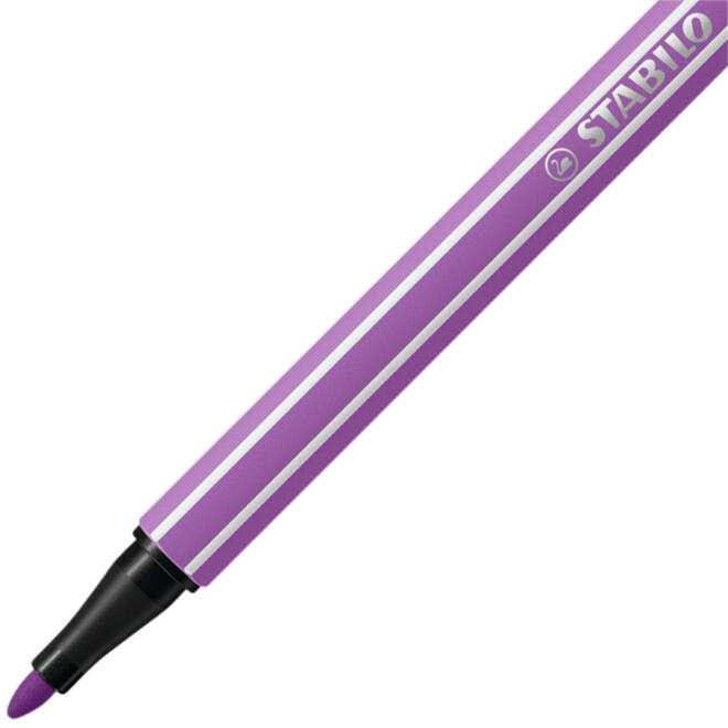 Viltstift STABILO Pen 68/60 medium vergrijsd violet