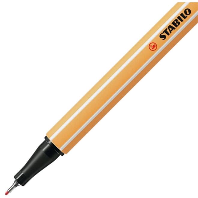 Fineliner STABILO point 88/47 fijn roestig rood