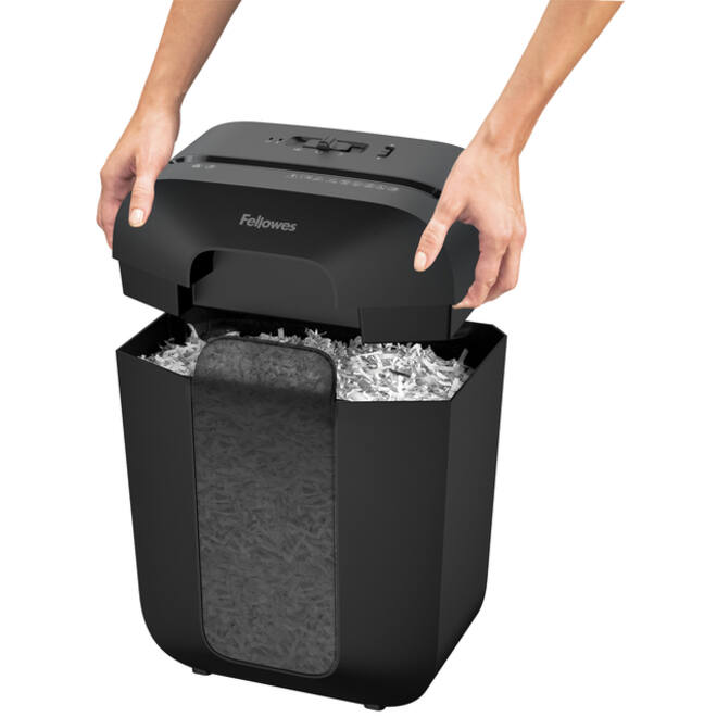 Papiervernietiger Fellowes Powershred LX45 snippers 4x37mm zwart