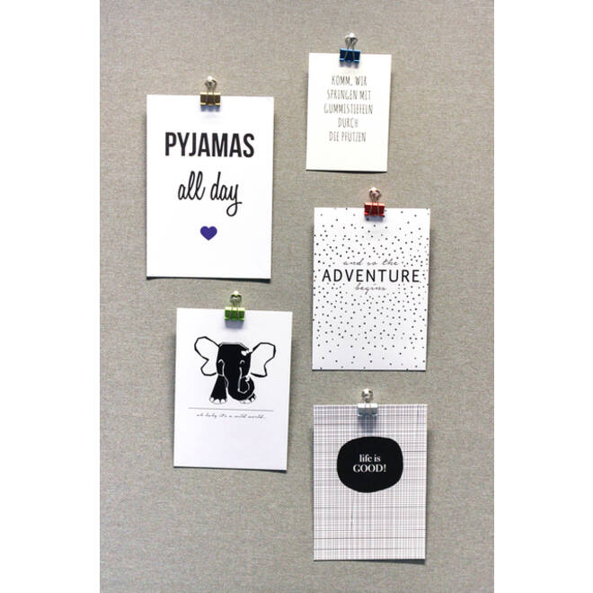 Papierklem MAUL 215 foldback 7mm + 9mm assorti
